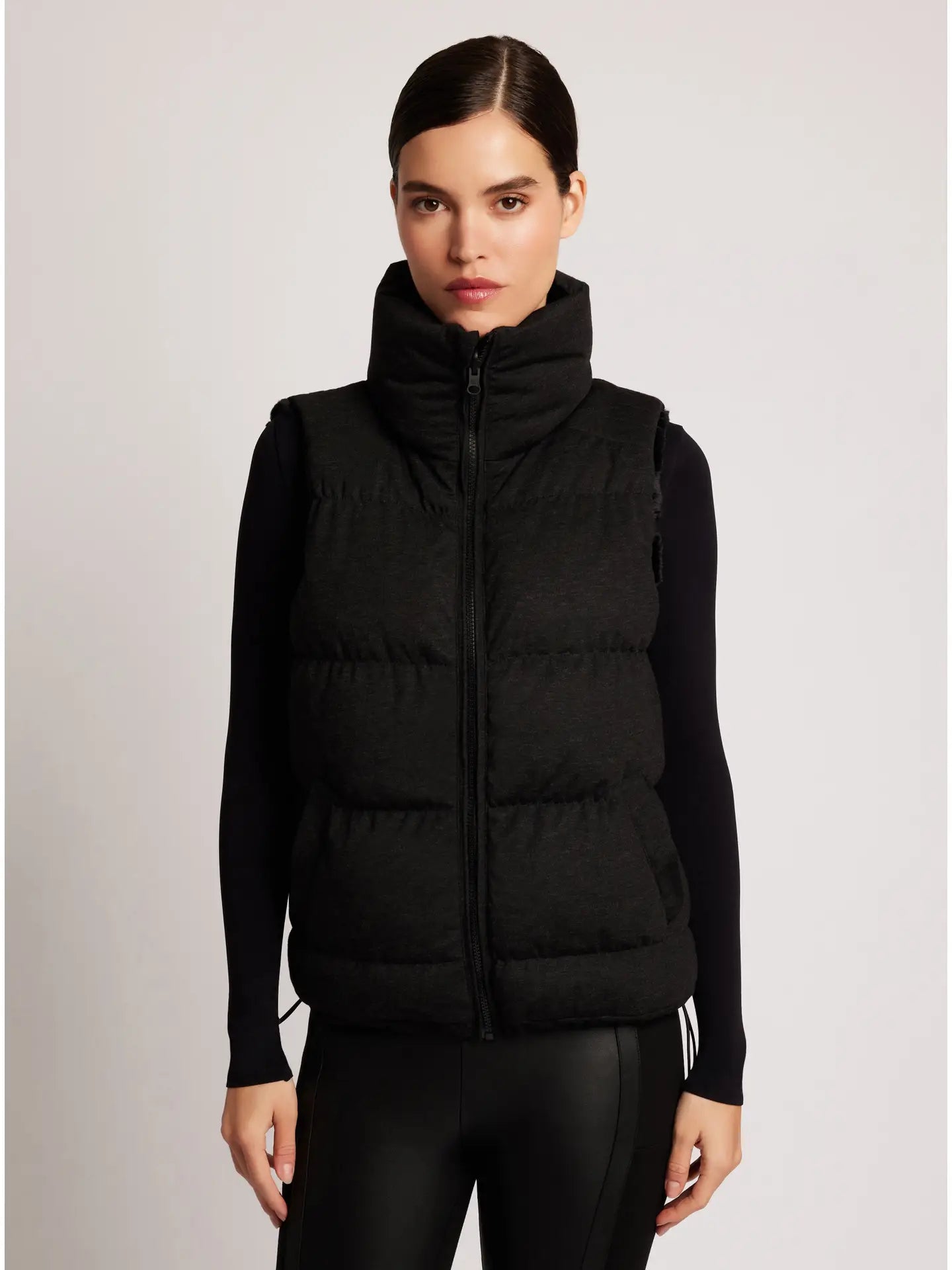 Davia Faux Fur Reversible Puffer Vest