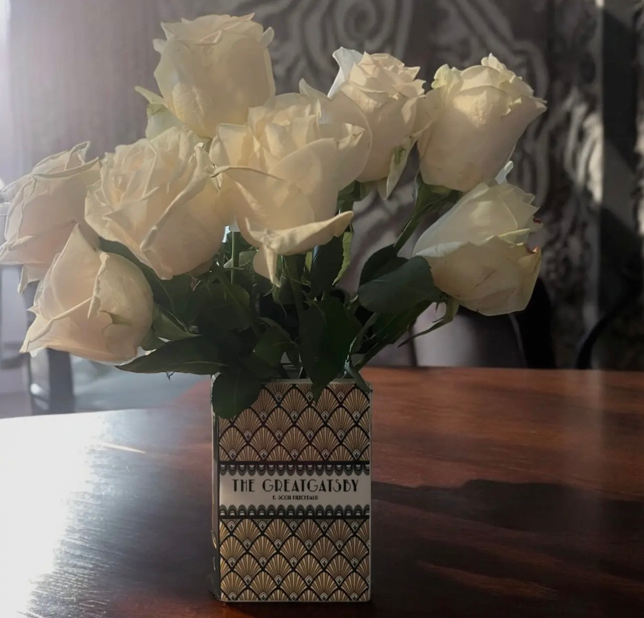 The Great Gatsby Floral Vase