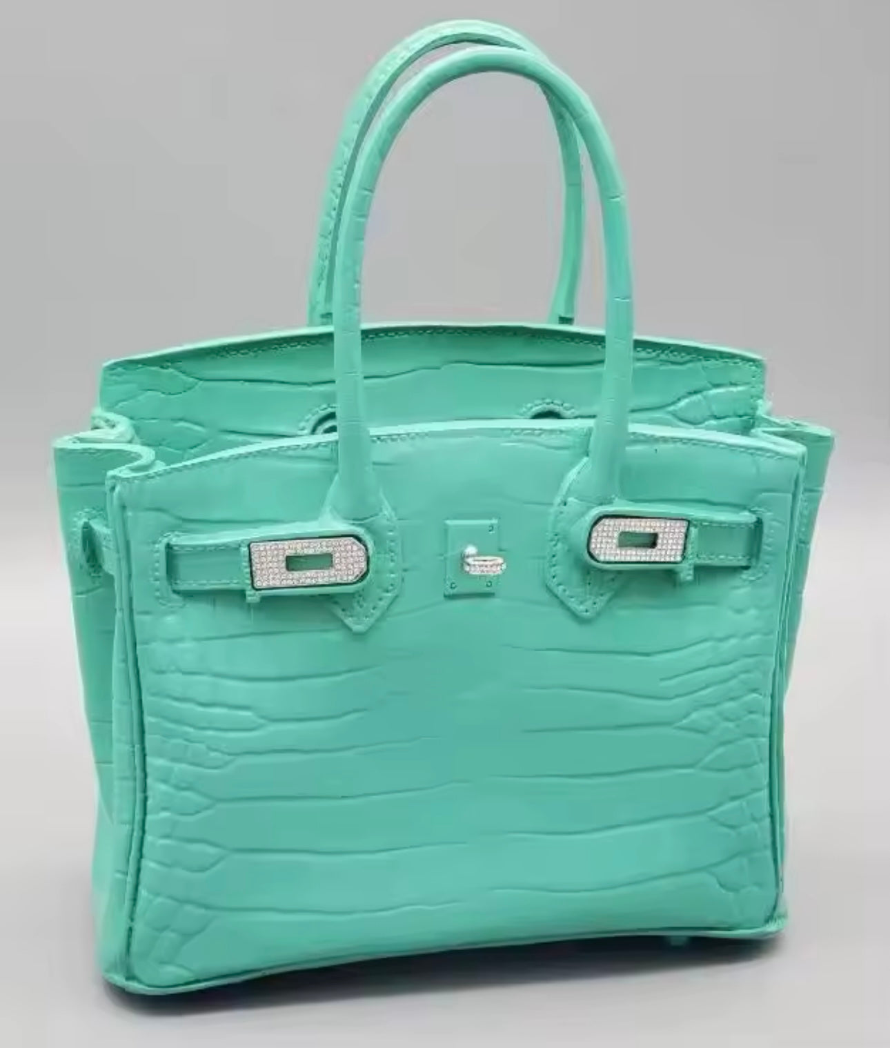 Luxury “Birkin” Inspired Resin Purse Vase