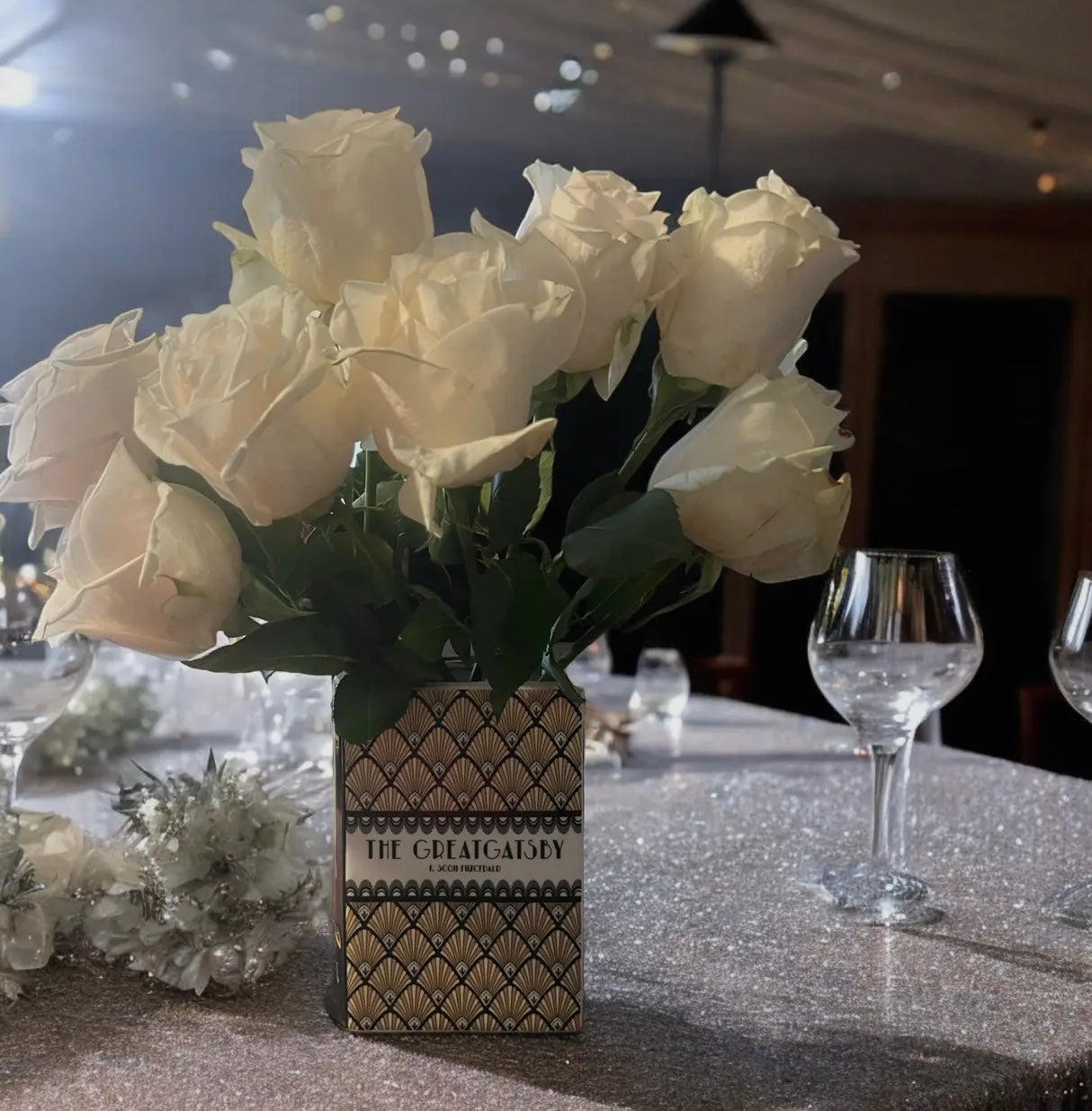 The Great Gatsby Floral Vase