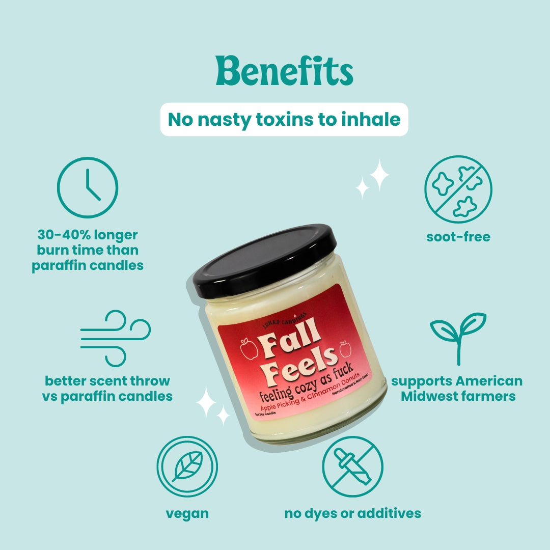 Fall Feels Apple Cider Donut Soy Candle