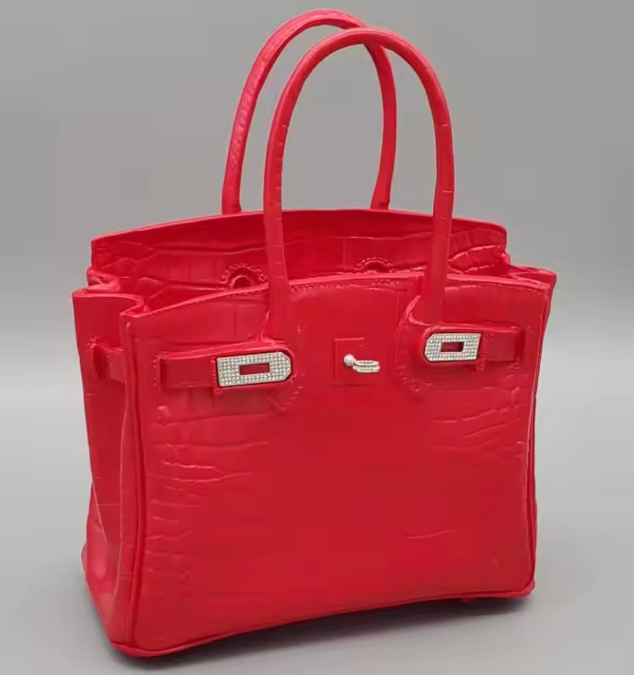 Luxury “Birkin” Inspired Resin Purse Vase