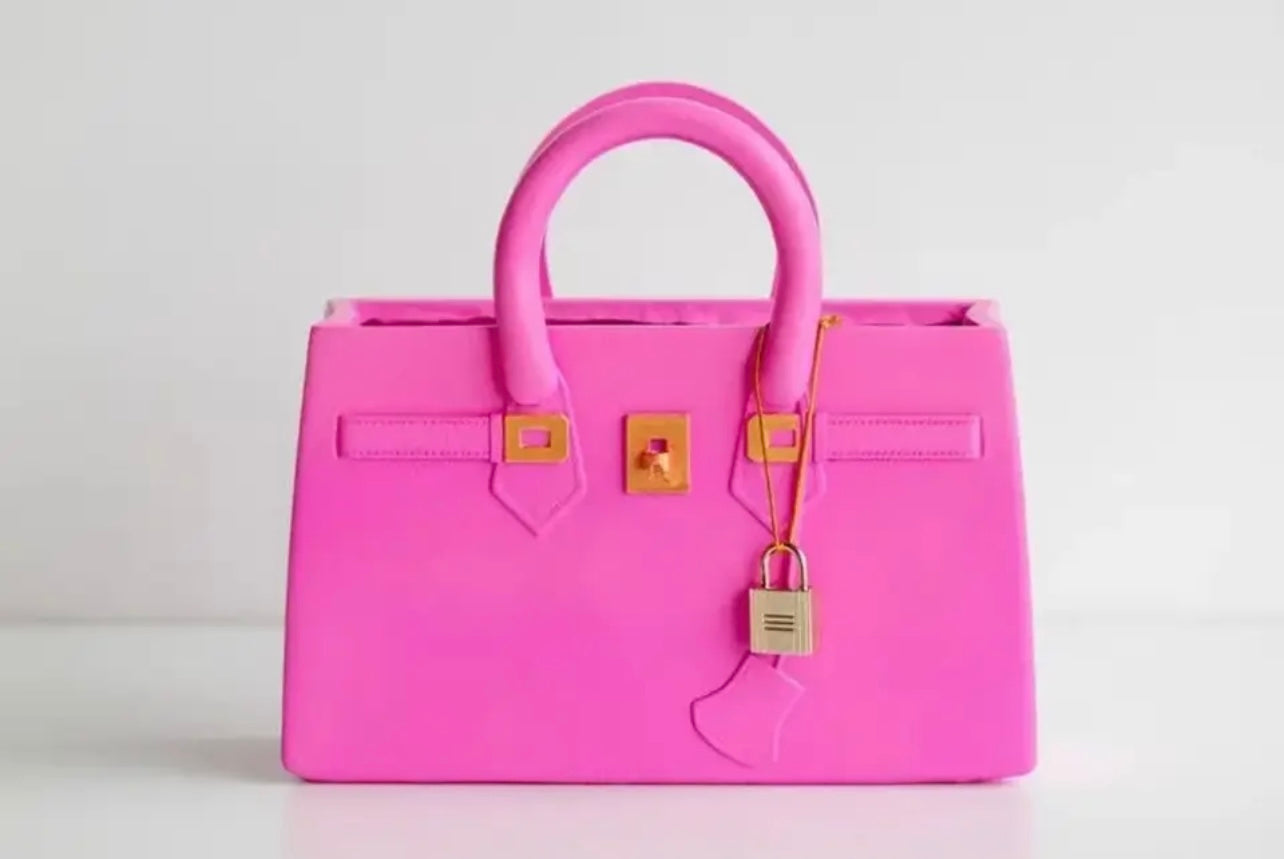 Luxury “Kelly” Inspired Resin Purse Vase