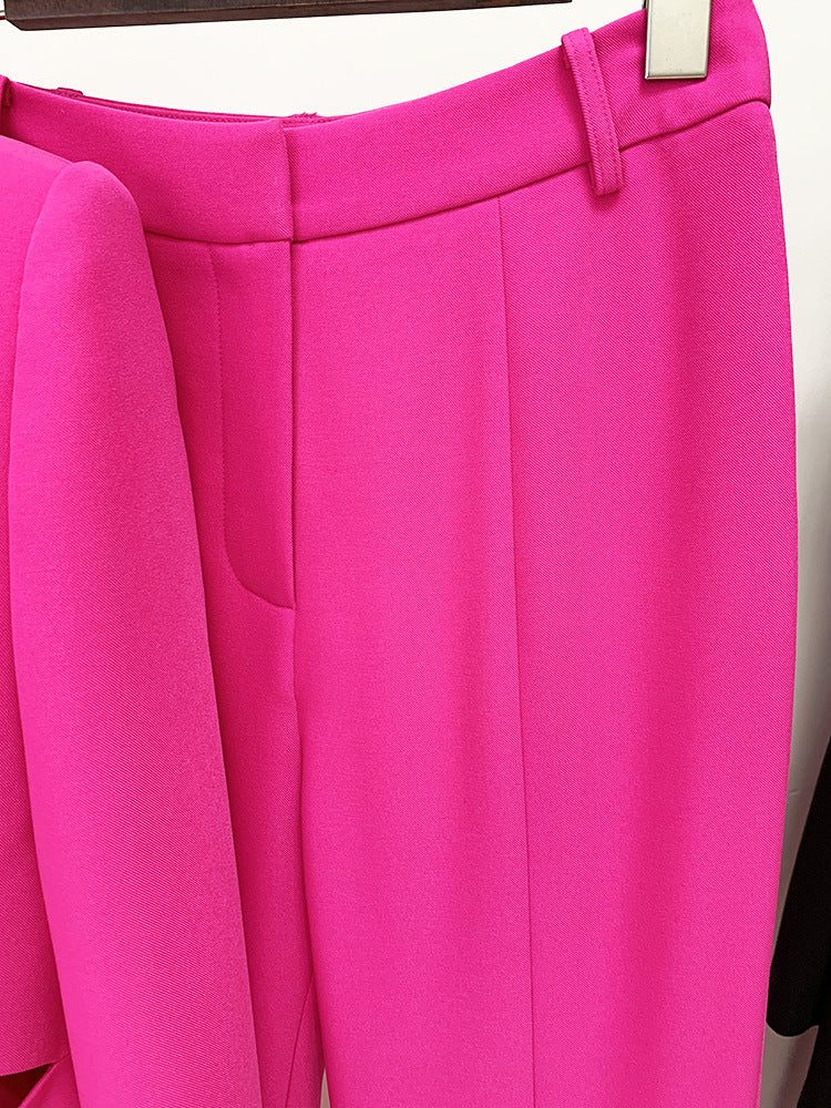 Jessa Cutout Blazer and Pant Suit