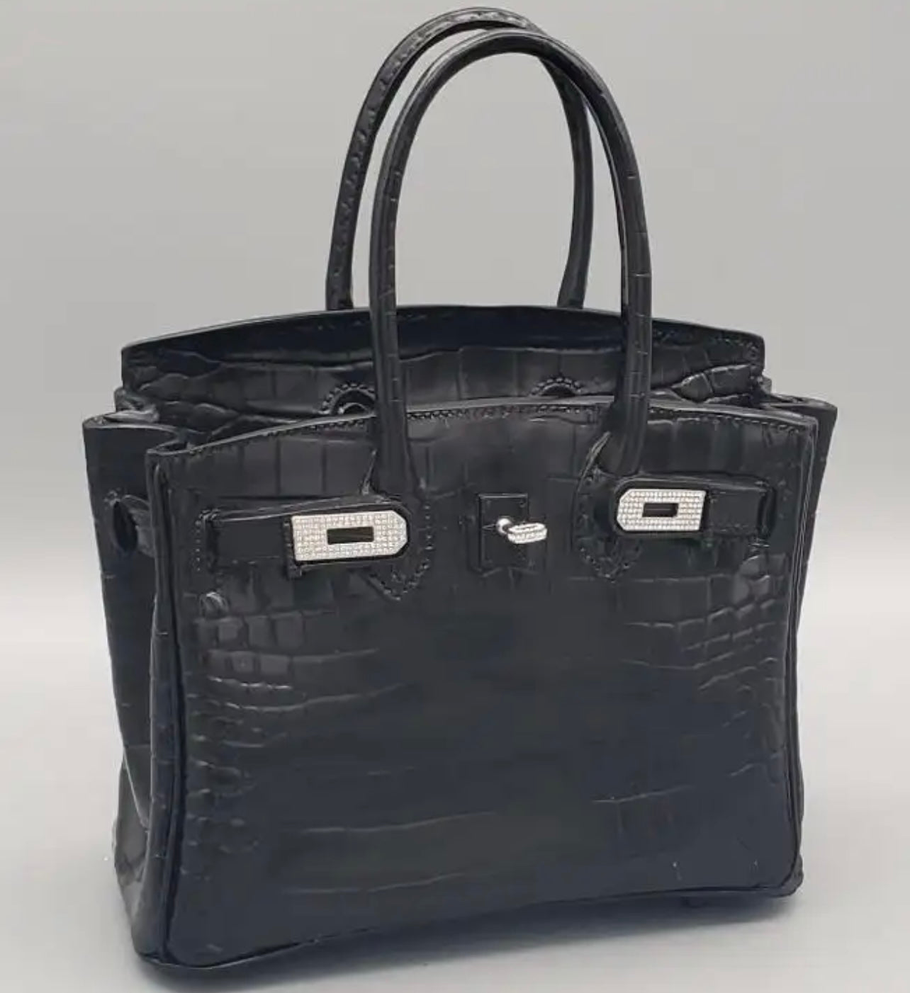 Luxury “Birkin” Inspired Resin Purse Vase