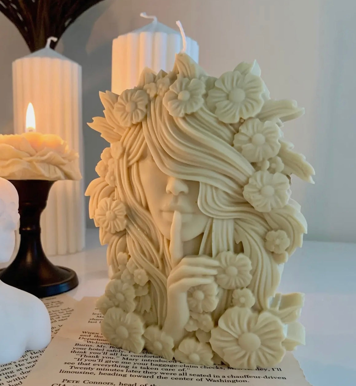 Flower Goddess Candle