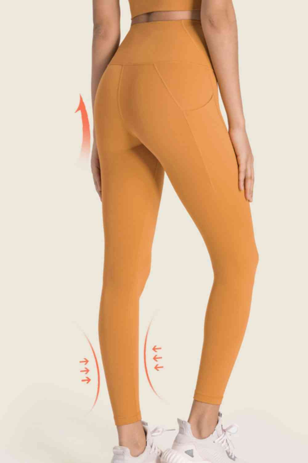 Rachel High-Rise Wide Waistband Pocket Yoga Leggings