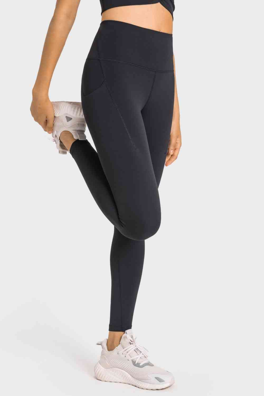 Rachel High-Rise Wide Waistband Pocket Yoga Leggings