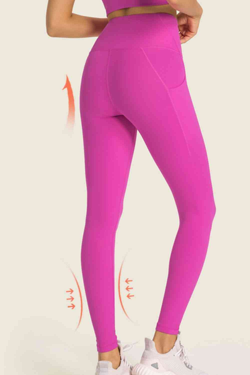 Rachel High-Rise Wide Waistband Pocket Yoga Leggings