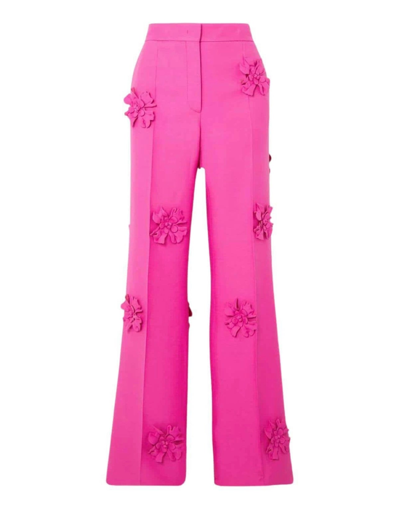 Harlow Floral Appliqué Blazer and Pant Set - Ever Chic Fashions