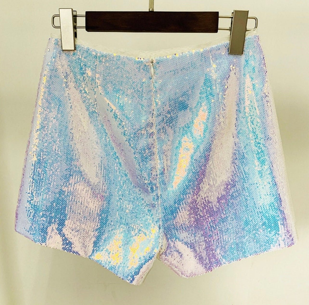Rhylyn Silver Sequin Blazer and Short Set - Ever Chic Fashions