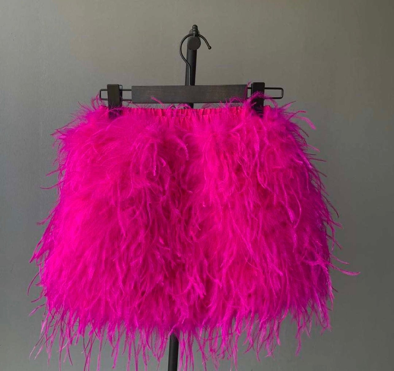 Tatum Feather Mini Skirt - Ever Chic Fashions