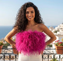 Alania Feather Top 12" Length