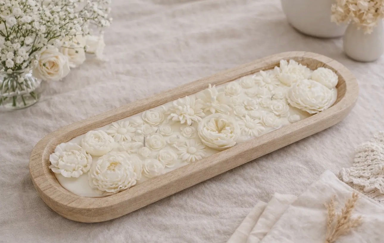 Not So Secret Garden Dough Bowl Candle