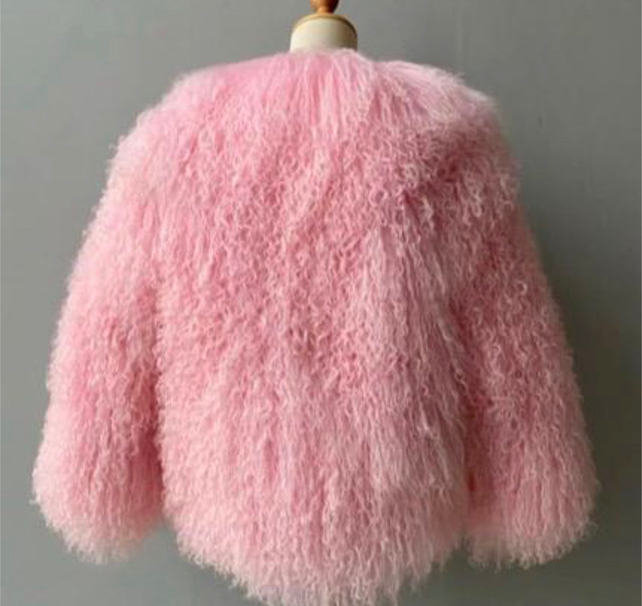 Zuzu Kids Size Mongolian Fur Coat