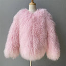 Zuzu Kids Size Mongolian Fur Coat