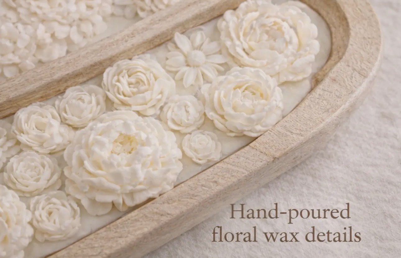Not So Secret Garden Dough Bowl Candle