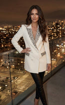 Rosia Crystal Embellished Blazer Dress