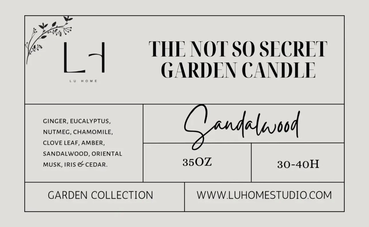 Not So Secret Garden Dough Bowl Candle