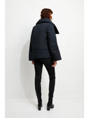 Ryker Geometric Wrap Puffer Coat