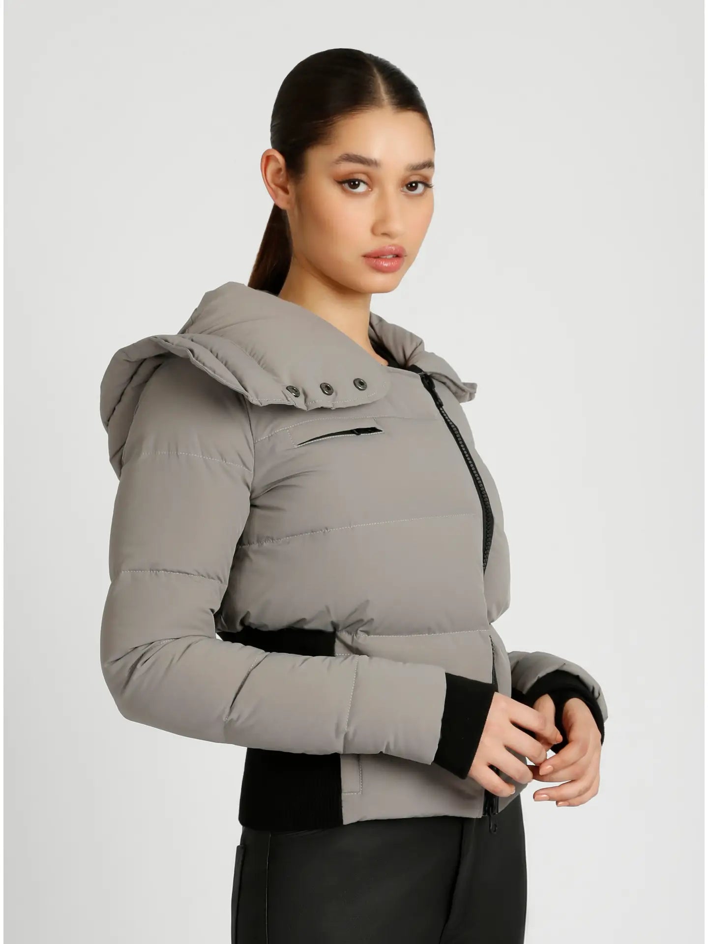 Shira Asymmetrical Puffer Jacket