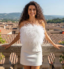 Alania Feather Top 12" Length