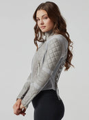 Krysha Vintage Tie Back Moto Jacket