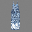 Mirella Ice Blue Sequin Maxi Dress