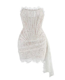 Franka Strapless Lace Corset Mini Dress