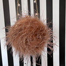 Xia Round Feather Handbag