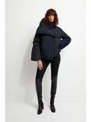 Ryker Geometric Wrap Puffer Coat