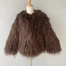 Zuzu Kids Size Mongolian Fur Coat