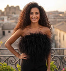 Alania Feather Top 12" Length