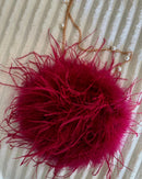 Xia Round Feather Handbag