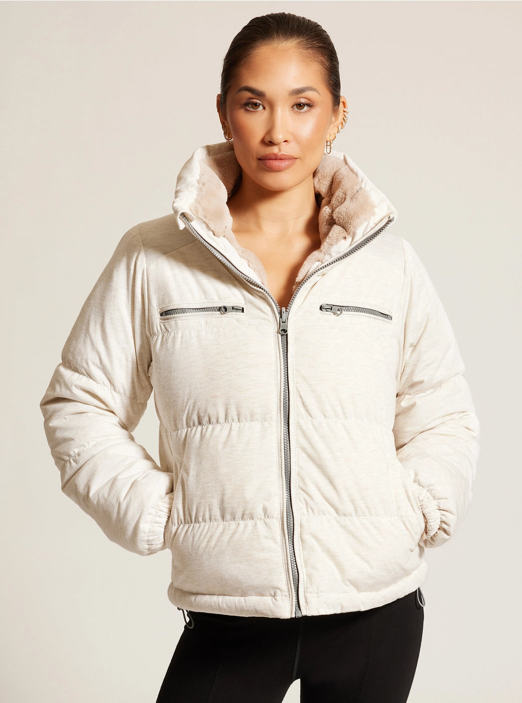 Taya Reversible Puffer Jacket