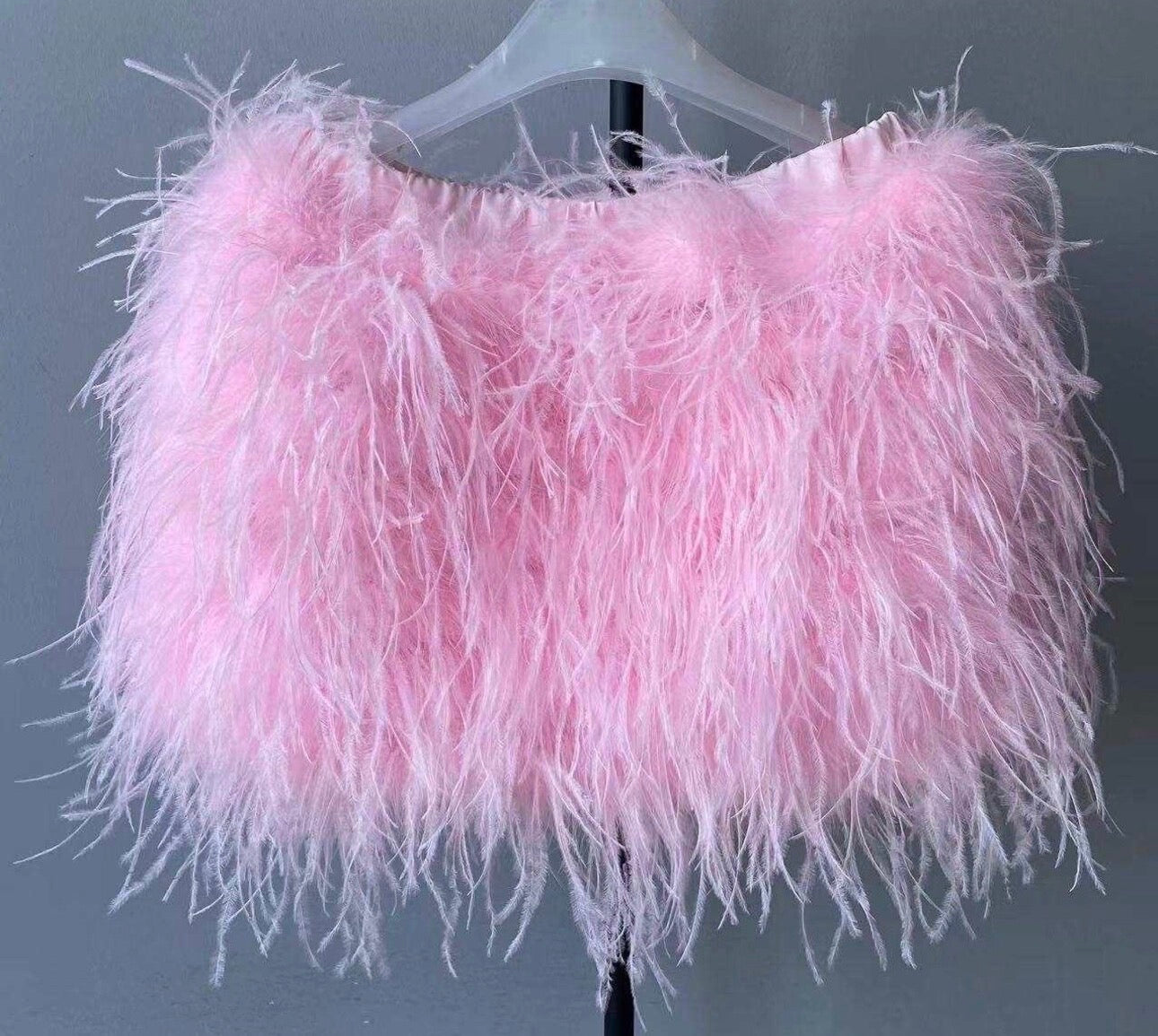 Tatum Feather Mini Skirt