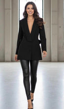 Marise Backless 3D Rose Detail Blazer