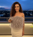 Alania Feather Top 12" Length