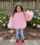 Zuzu Kids Size Mongolian Fur Coat