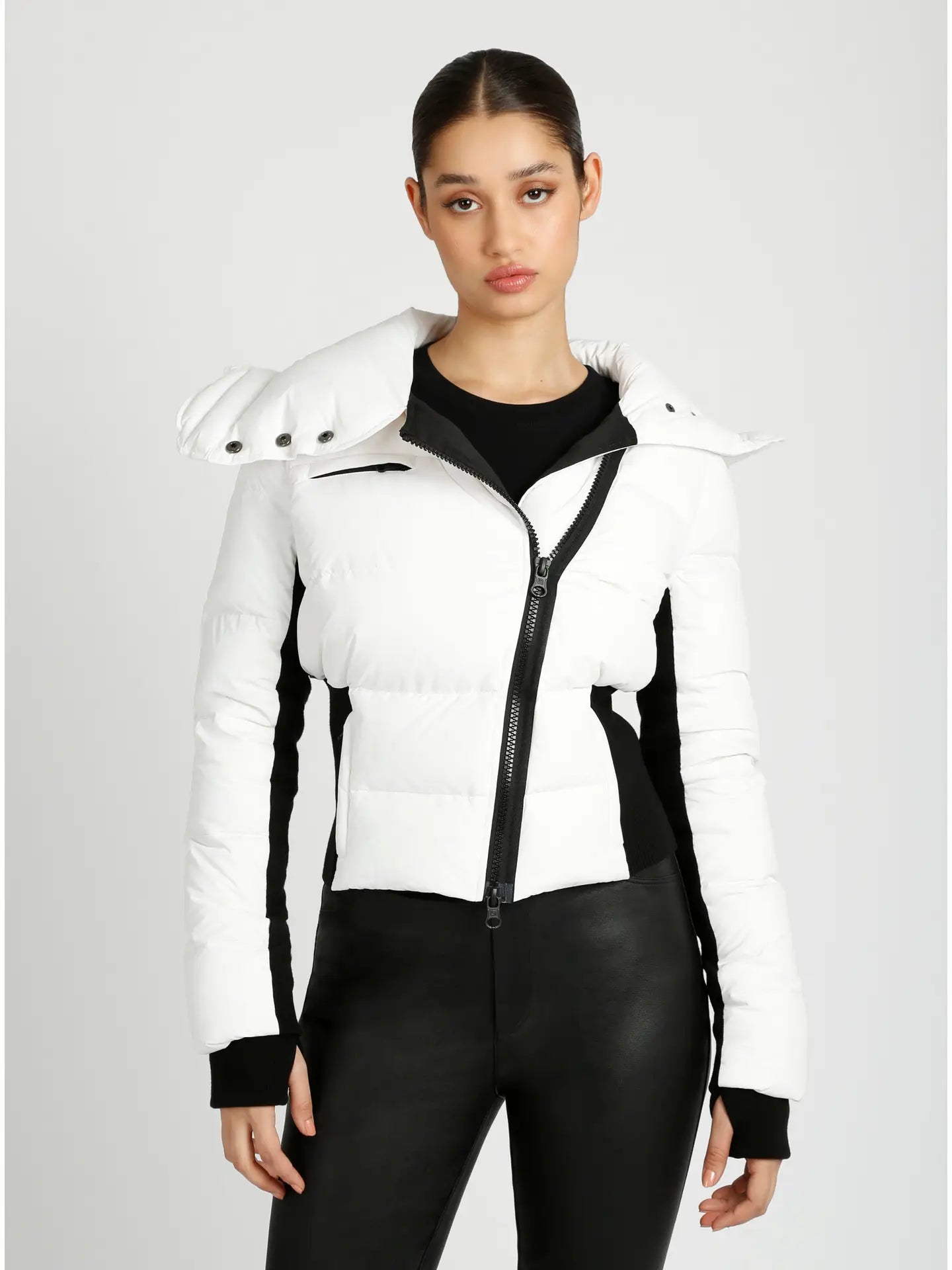 Shira Asymmetrical Puffer Jacket