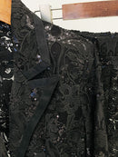 Sutton Lace and Sequin Blazer and Pant Set