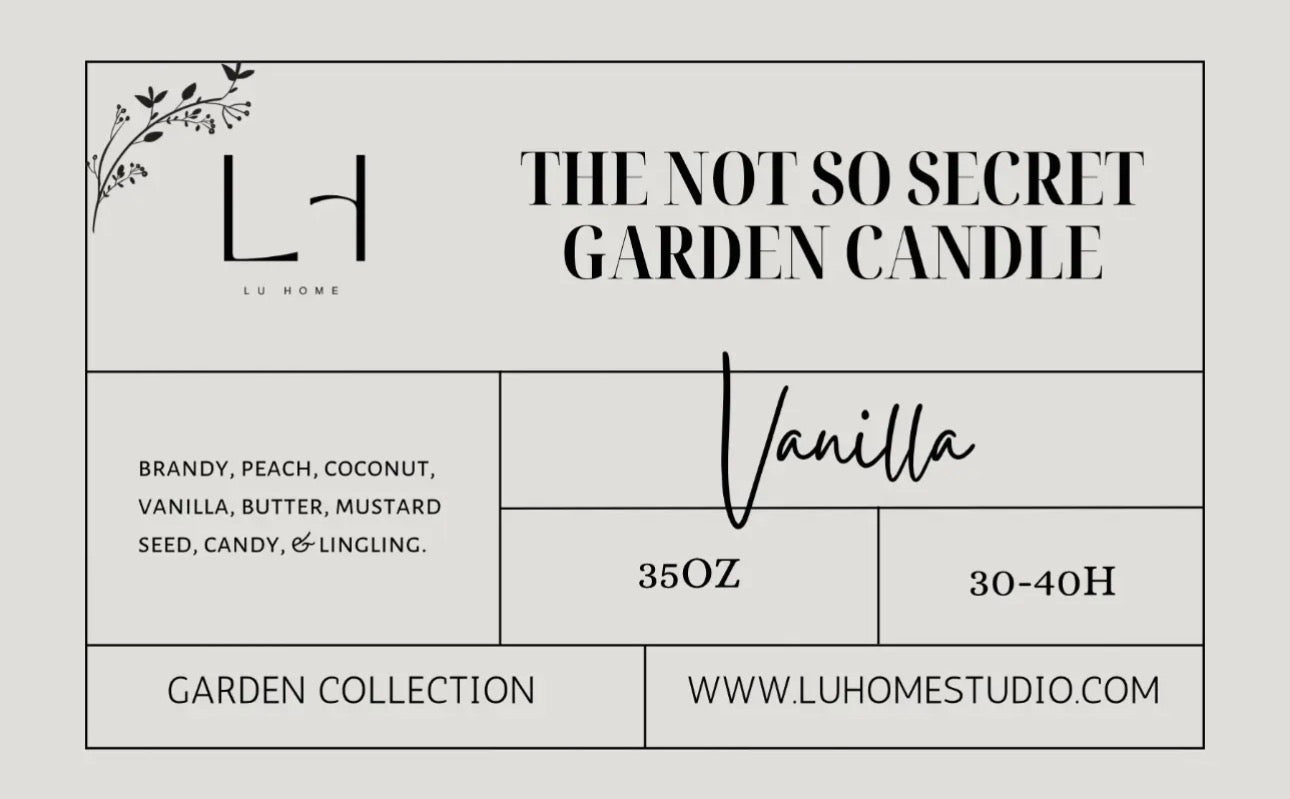 Not So Secret Garden Dough Bowl Candle