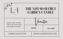 Not So Secret Garden Dough Bowl Candle