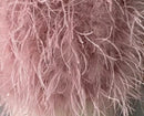 Dezi Fluffy Feather Coat - 30” Length