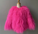 Zuzu Kids Size Mongolian Fur Coat