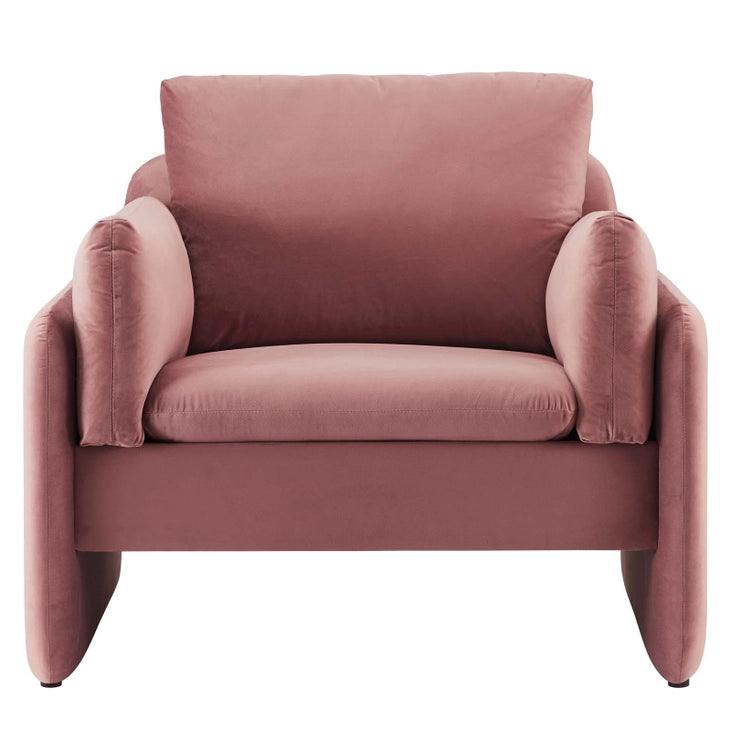 Indicate Performance Velvet Accent Chair