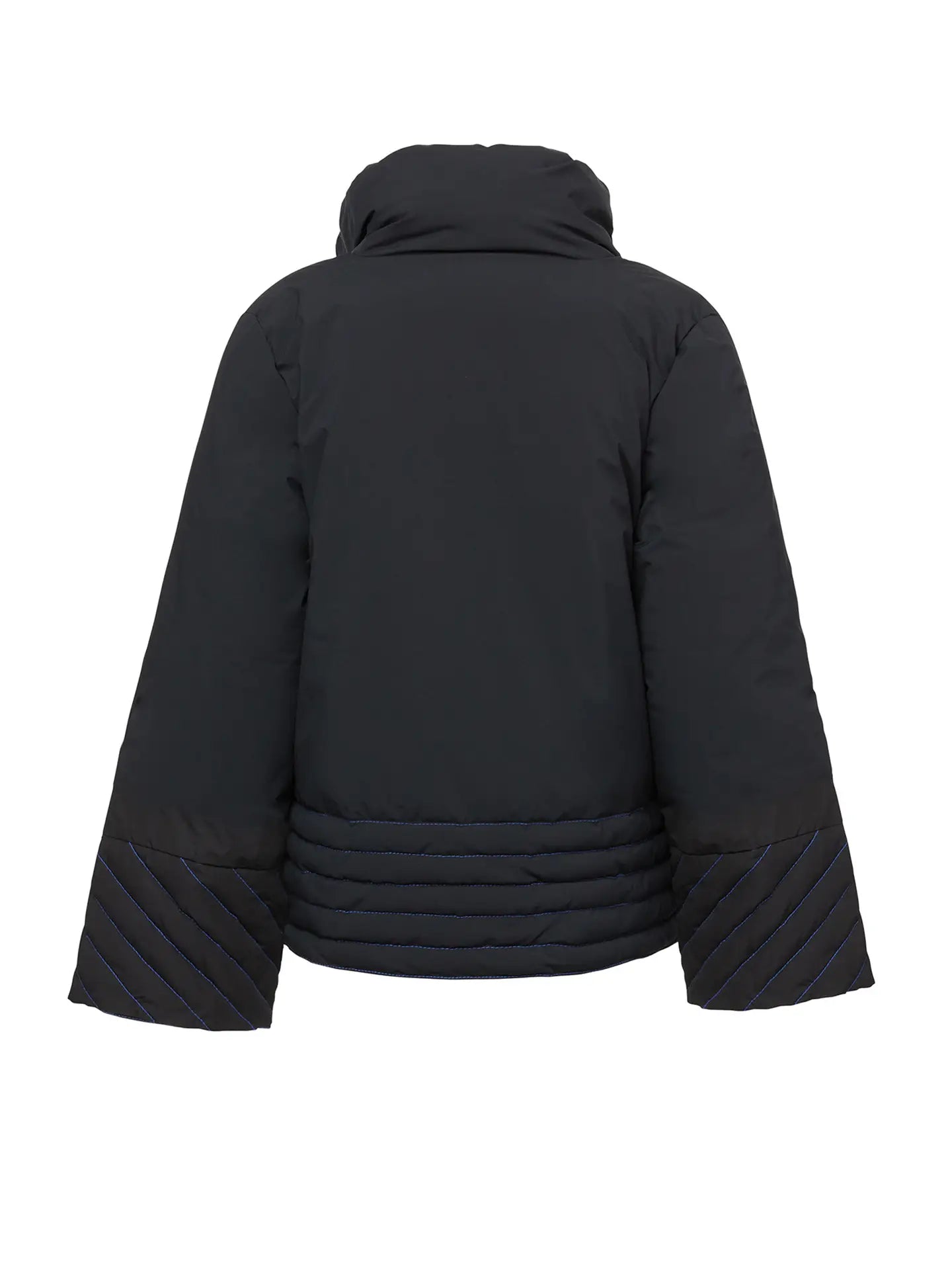 Ryker Geometric Wrap Puffer Coat