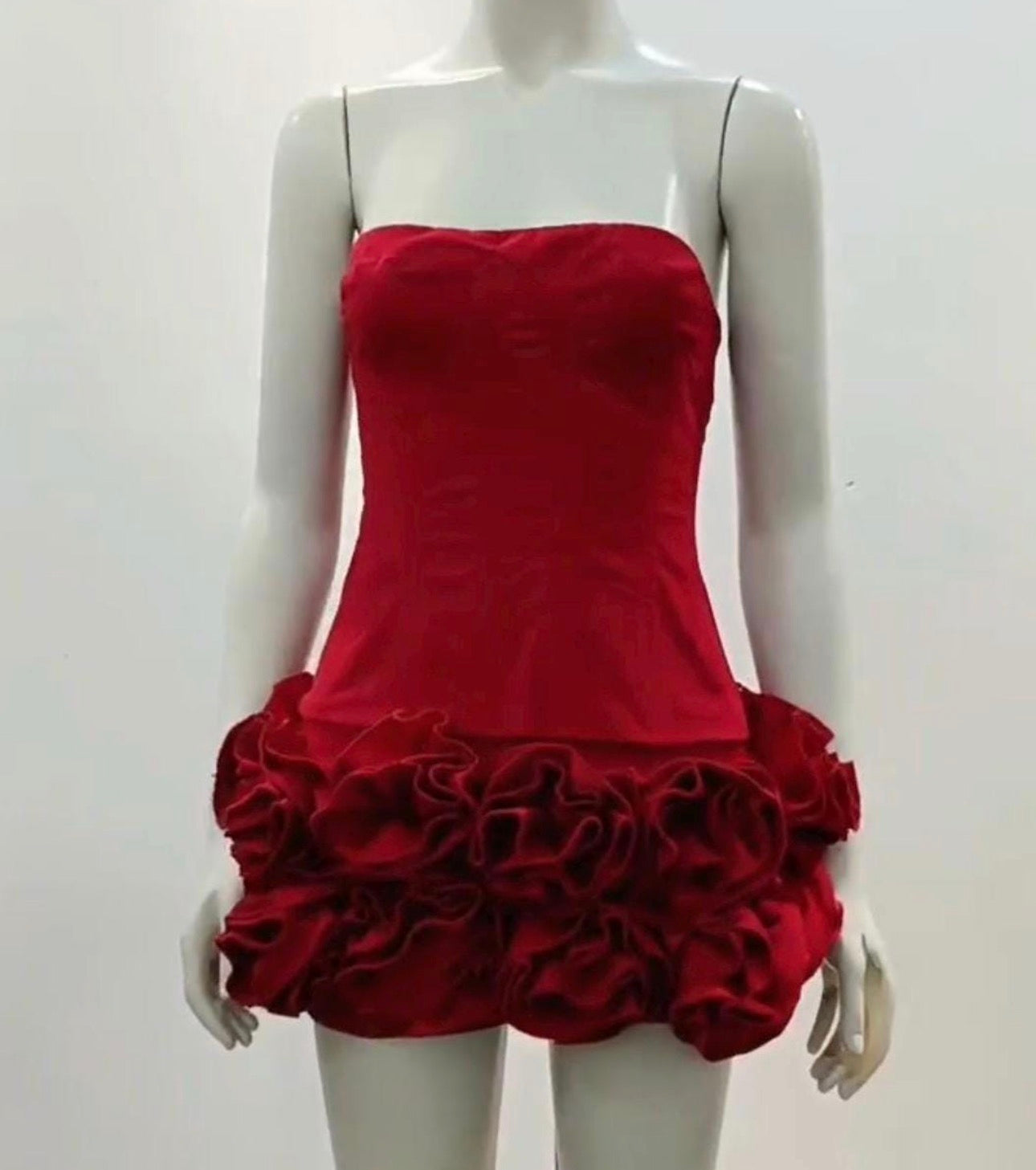 Mariah Lace Up Corset Floral Ruffle Mini Skirt Set