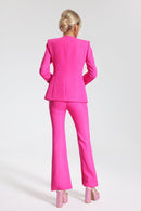 Jessa Cutout Blazer and Pant Suit