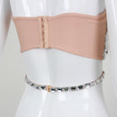 Ines Rhinestone Crystal Halter Crop Top